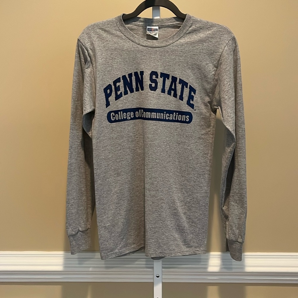 Jerzees Penn State College of Communications Long Sleeve Tee Size Small